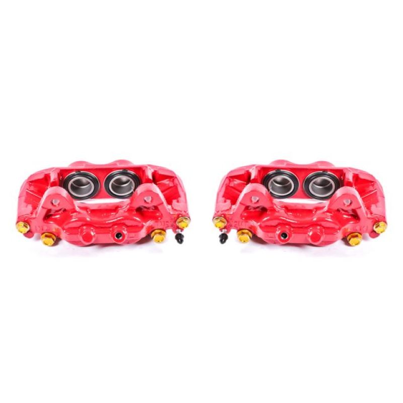 PowerStop Front Red Calipers w/o Brackets - Pair for 01-07 Toyota Sequoia, 00-06 Tundra
