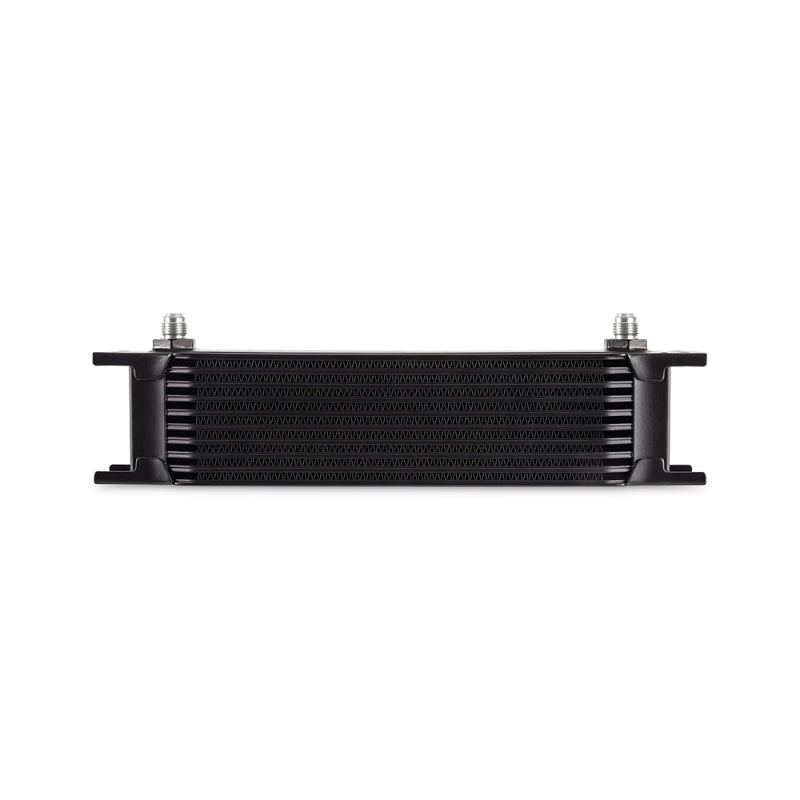 Mishimoto Universal 10-Row Black Oil Cooler - 6AN - OneFastShop