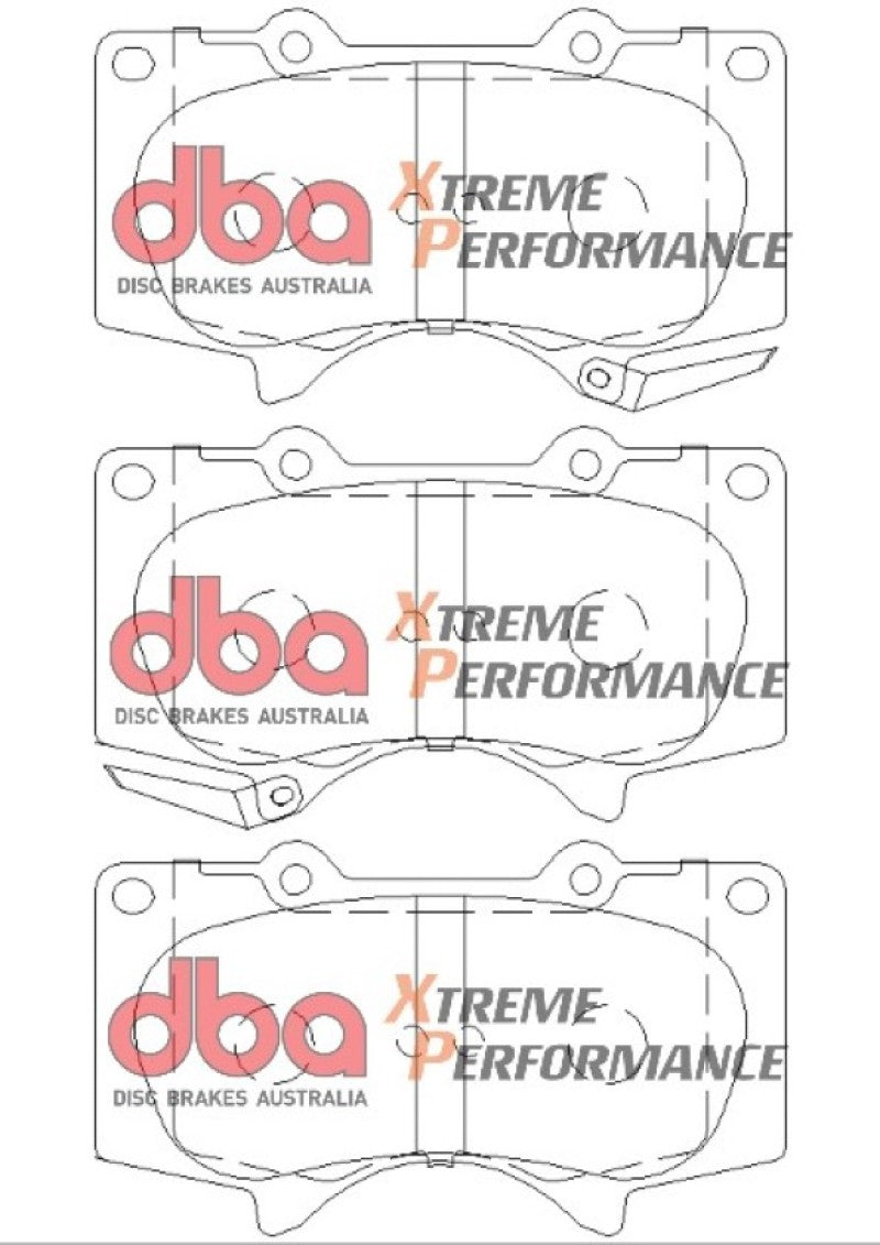 DBA XP650 Front Brake Pads for 2015 Toyota Tacoma