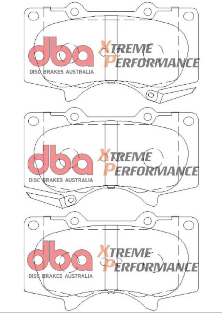 DBA XP650 Front Brake Pads for 2015 Toyota Tacoma