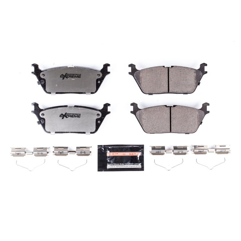 PowerStop Rear Z36 Truck & Tow Brake Pads with Hardware for 2019 Ram 1500