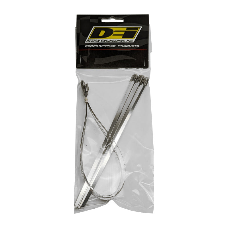 DEI Stainless Steel Locking Tie Set Eight 8in Four 14in per Pack