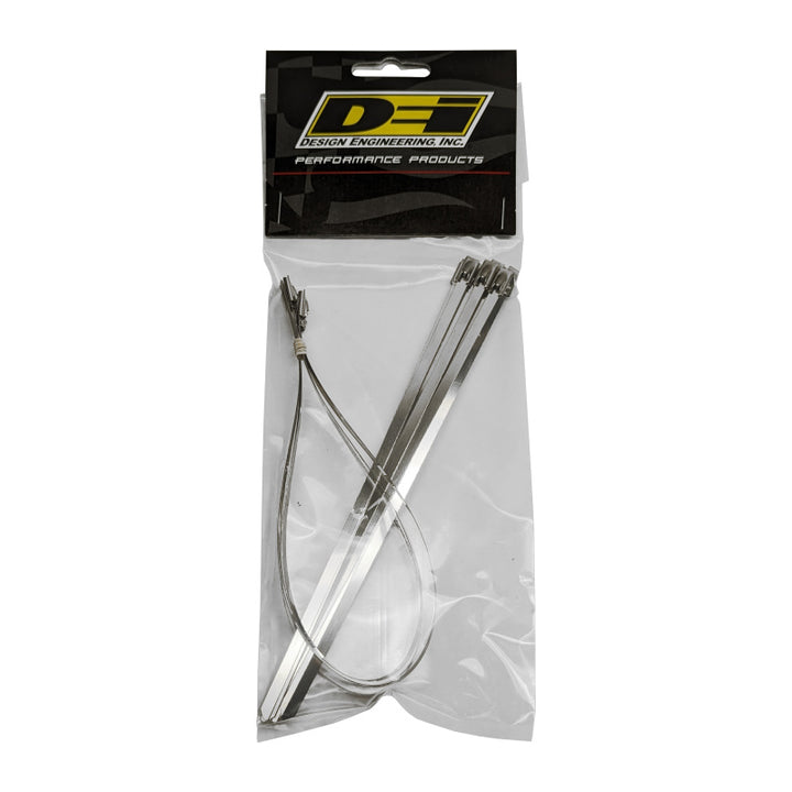 DEI Stainless Steel Locking Tie Set Eight 8in Four 14in per Pack