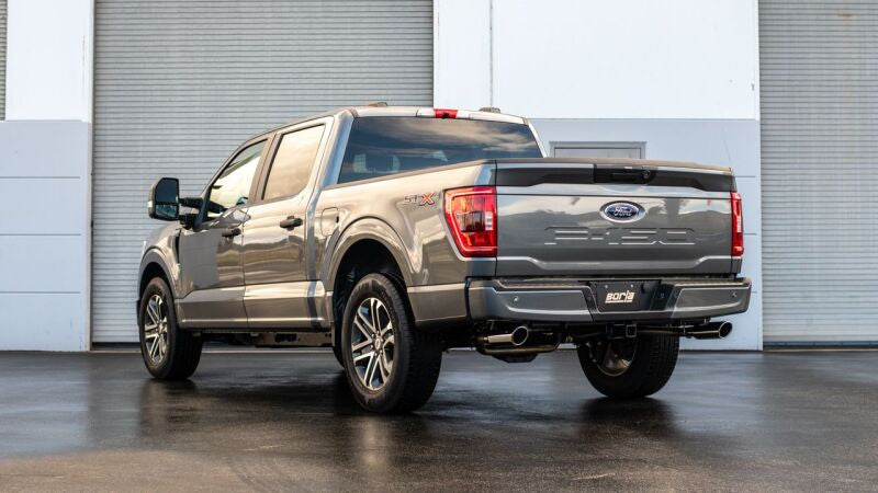 Borla Cat-Back Exhaust System S-Type with Chrome Tips for 2021-2024 Ford F-150 2.7L/3.5L King Ranch, Lariat, Platinum, Limited
