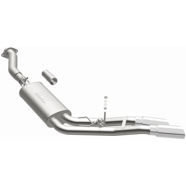 Magnaflow CatBack Performance Exhaust for 11-13 Ford F-150 Dual Same Side Before P/S Rear Tire - OneFastShop