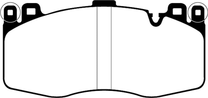 EBC Redstuff Front Brake Pads for BMW X5M 4.4TT (F85) 15-19 - OneFastShop