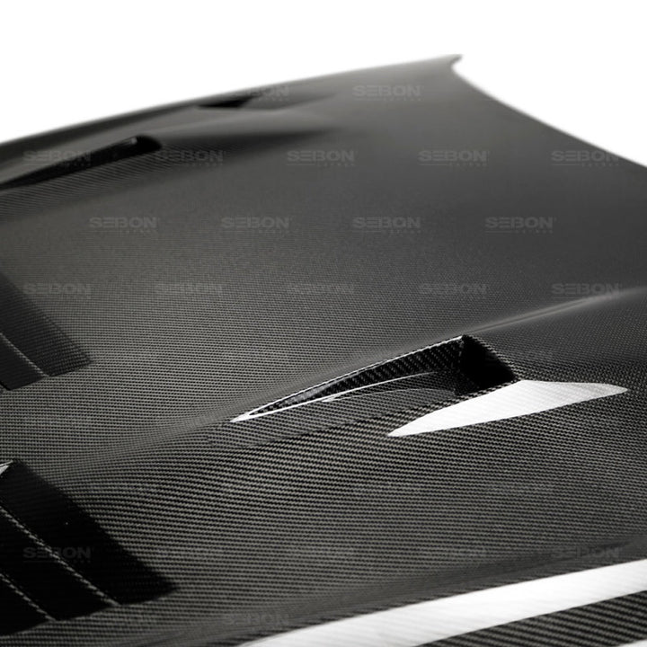 Seibon Carbon Fiber Hood Nissan GTR R35 GTII-Style (2017-2018)