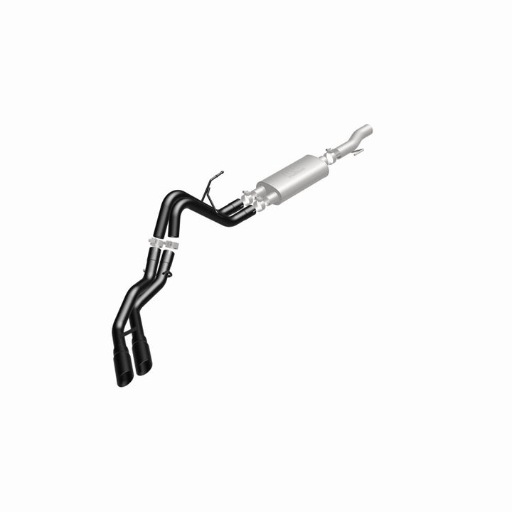 Magnaflow Cat-Back Exhaust System 10-14 Ford Raptor 6.2L V8 2.5/3in Black Dual Same Side Exit Rear 3.5in Tips - OneFastShop