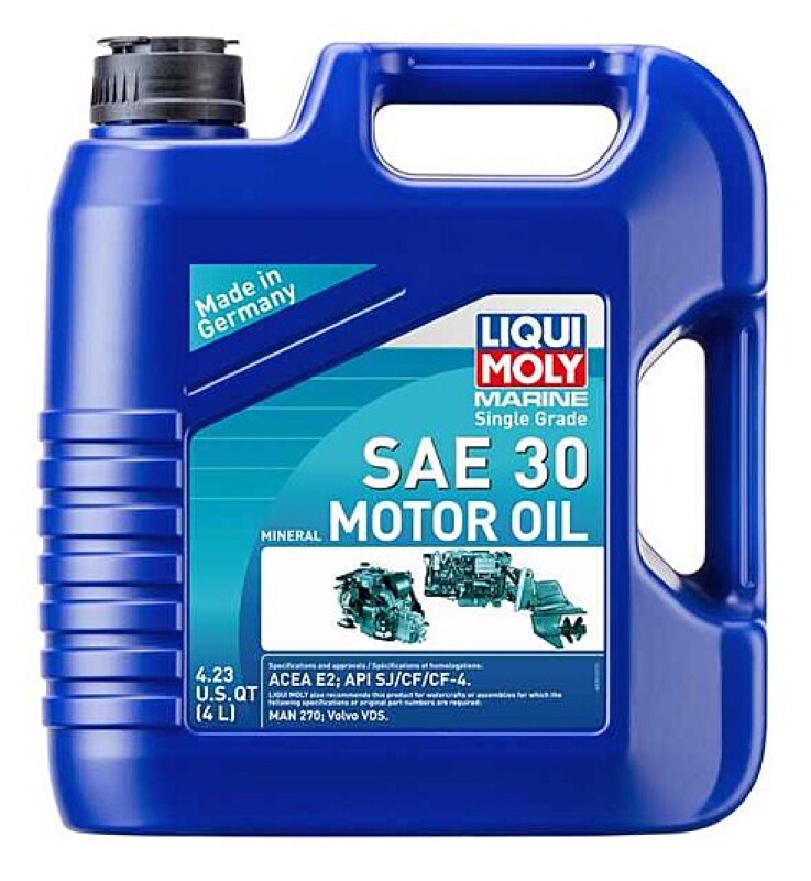 Liqui Moly Marine Single Grade Motor Oil 4L SAE 30 - OneFastShop