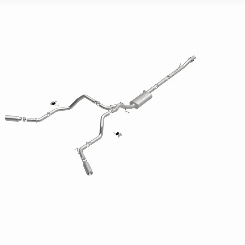 Magnaflow Cat-Back Performance Exhaust System 19473 for 2019-2024 Chevy Silverado 1500 V8 5.3L with Dual Split Exit and Polished Tips - OneFastShop