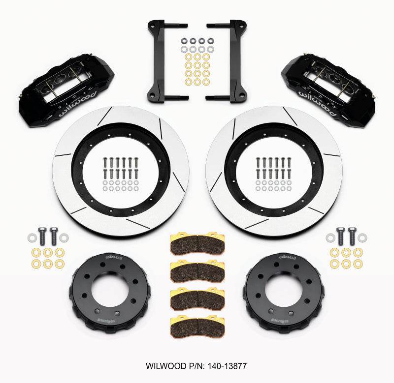 Wilwood TX6R Front Kit 16.00in Black for 1999-2010 GM H2 Truck/SUV 2500 - OneFastShop