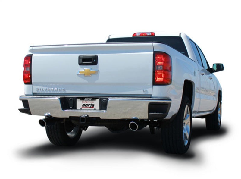 Borla Cat-Back Exhaust System for 14 Silv/Sierra 1500 EC Std/CC Short - ATAK Split Rear Exit