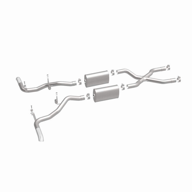 MagnaFlow Cat-Back Exhaust System for 66-67 Ford Bronco 4.7L - OneFastShop