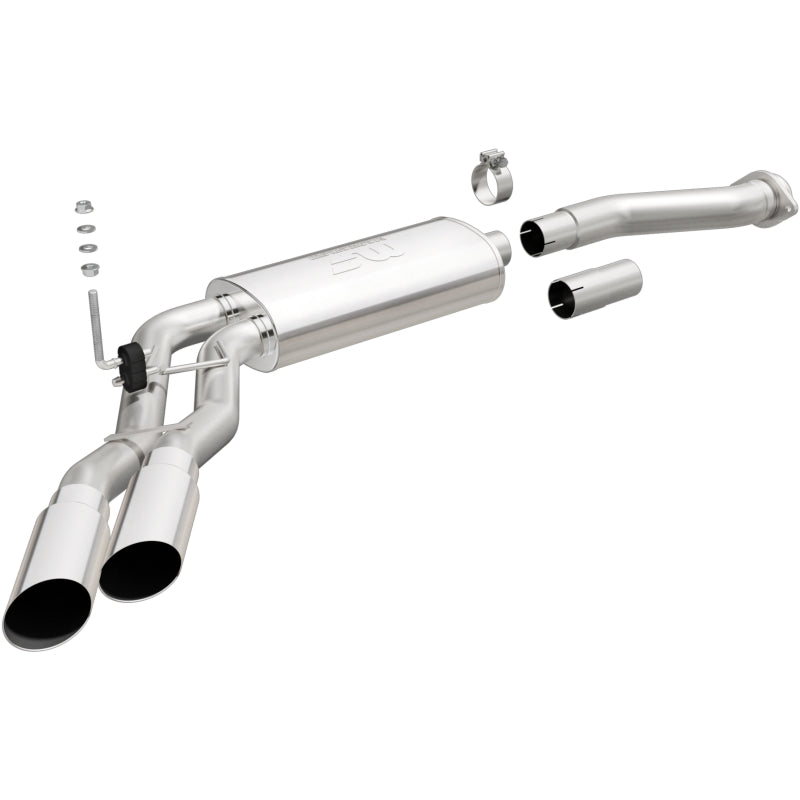 Magnaflow CatBack Performance Exhaust for 11-13 Ford F-150 Dual Same Side Before P/S Rear Tire - OneFastShop