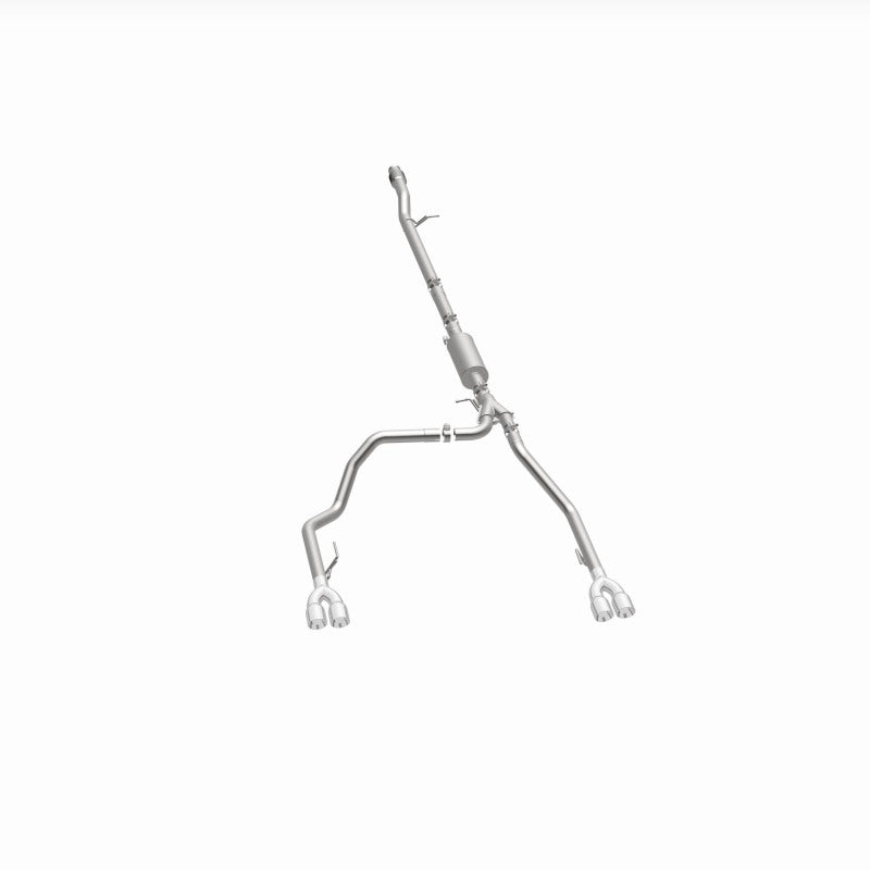 Magnaflow Street Series Quad Split Rear Exhaust for 2019-2024 Chevy Silverado 1500 V8 5.3L with Polished Tips