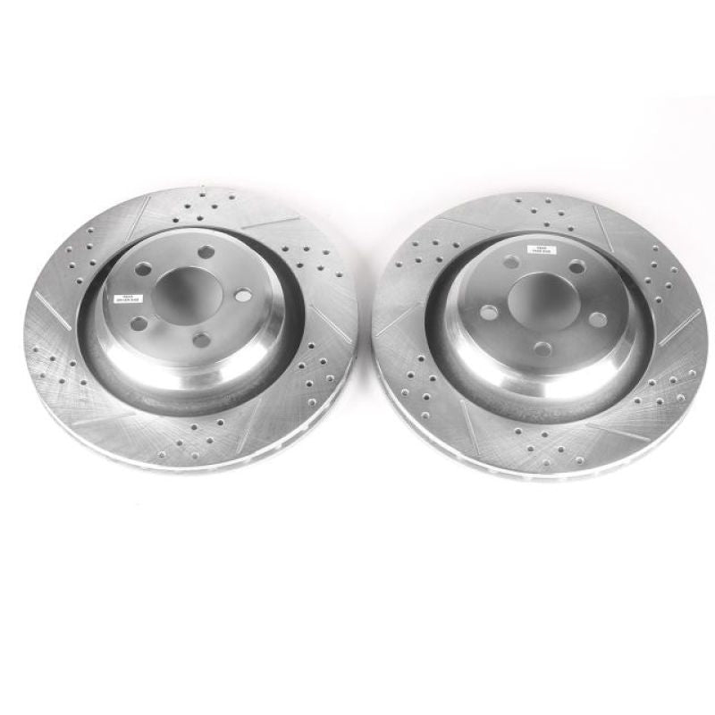 PowerStop Rear Evolution Drilled & Slotted Rotors - Chrysler 300 05-10 - OneFastShop