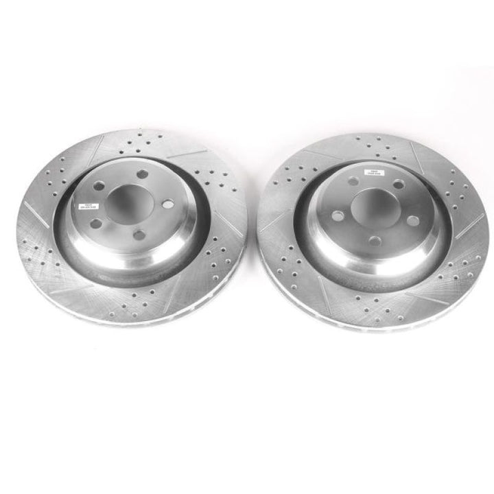 PowerStop Rear Evolution Drilled & Slotted Rotors - Chrysler 300 05-10 - OneFastShop