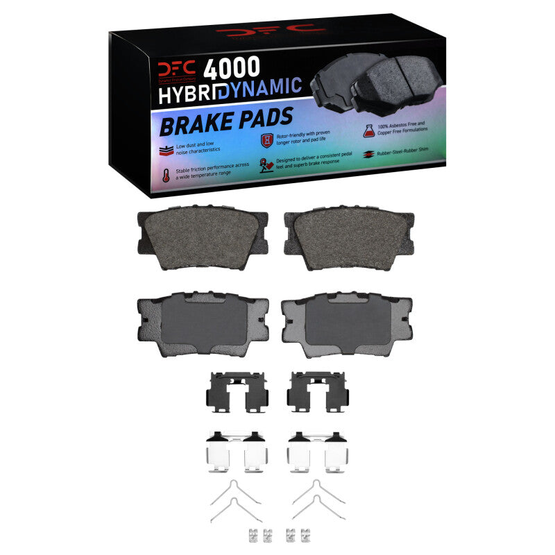 DFC 06-18 Lexus HS250H Rear 4000 HybriDynamic Brake Pads And Hardware Kit