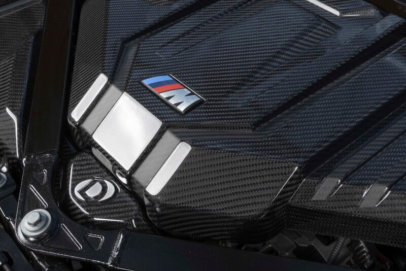 Dinan Carbon Fiber Engine Cover BMW M2/M3/M4 S58 2021-2026 - Gloss Twill with Matte Accents, image 6