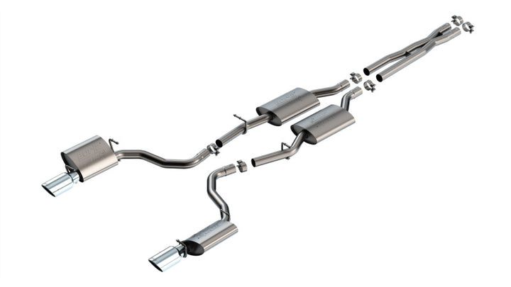 Borla Catback Exhaust for 19-23 Dodge Charger GT 3.6L V6 RWD with Polished Tips