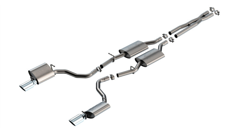 Borla Catback Exhaust for 19-23 Dodge Charger GT 3.6L V6 RWD with Polished Tips - OneFastShop