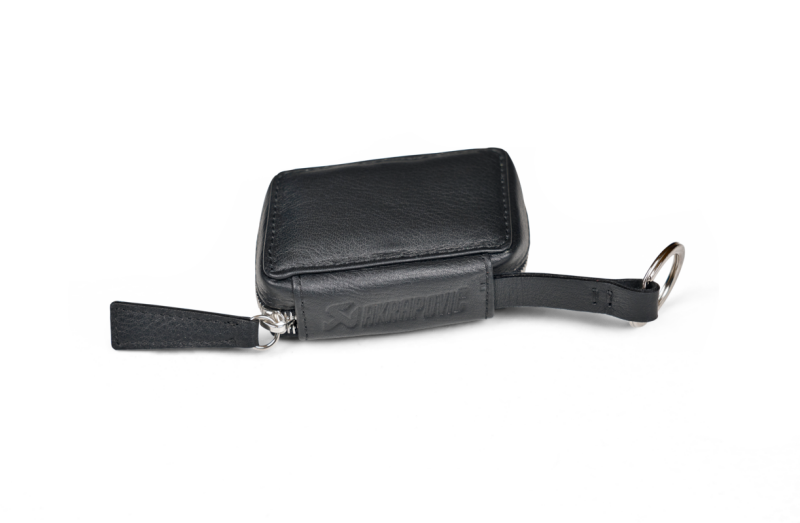 Akrapovic Leather Car Key Case Black Leather Key Case - OneFastShop