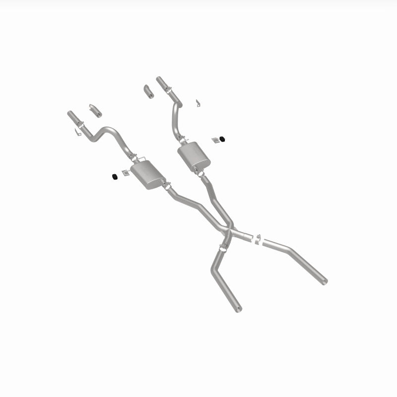 MagnaFlow Exhaust System for 67-70 Mustang 2.50inch w/Tru-X - OneFastShop