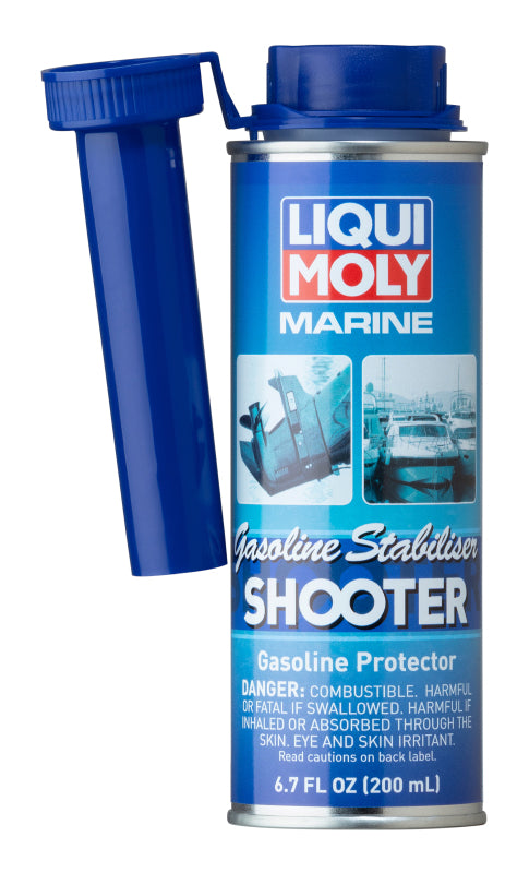 LIQUI MOLY Marine Gasoline Stabilizer Shooter 200ml for Boat Fuel