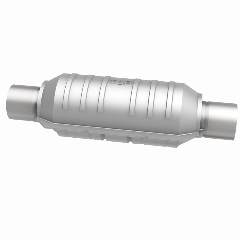 Magnaflow Catalytic Converter 2 In Inlet 2 In Outlet 11 In Length SS Universal Fit for Audi BMW Buick Cadillac Chevrolet Dodge - OneFastShop