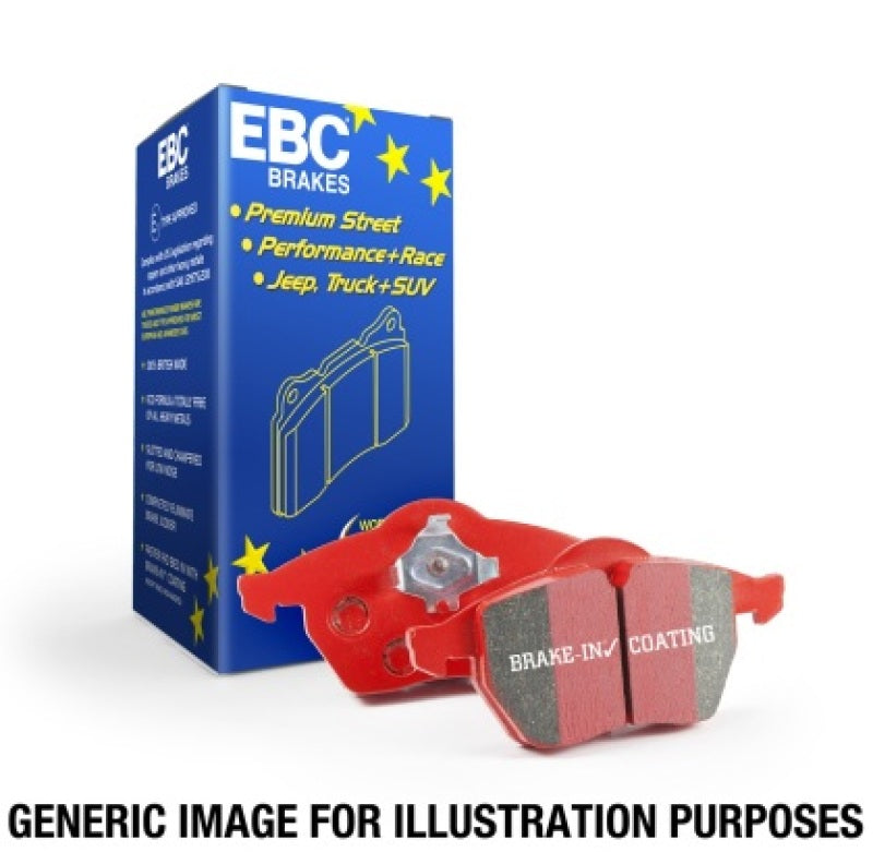 EBC Redstuff Rear Brake Pads for 2020+ Audi A4 B9 2.0T, Low Dust, Enhanced Performance