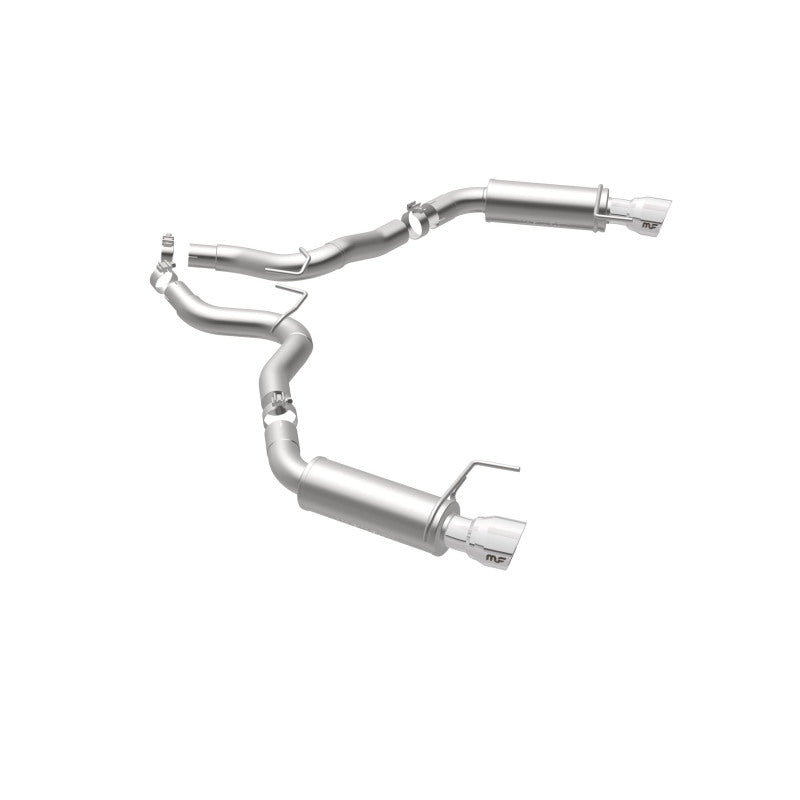 Magnaflow Axle Back Exhaust, SS, 3in, Dual Split 4.5in Tip for 2015-2017 Ford Mustang GT V8 5.0 - OneFastShop