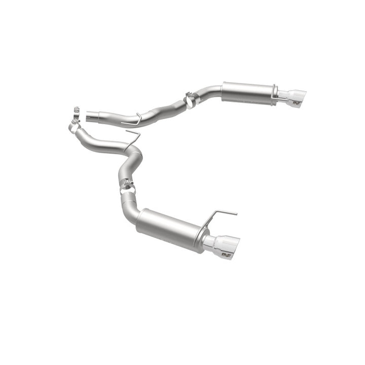Magnaflow Axle Back Exhaust, SS, 3in, Dual Split 4.5in Tip for 2015-2017 Ford Mustang GT V8 5.0 - OneFastShop
