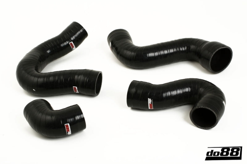 do88 Silicone Pressure Hose Kit - Audi A4 1.8T 190hp (B6) 2001-2004 - Black