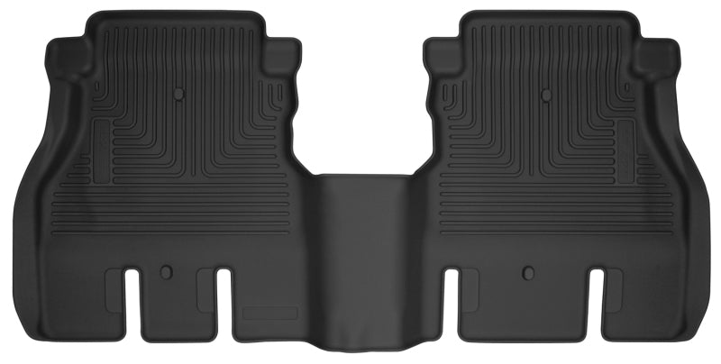 Husky Liners X-act Contour Black Floor Liners (2nd Seat) for 19-24 JLU Jeep Wrangler 4 Door