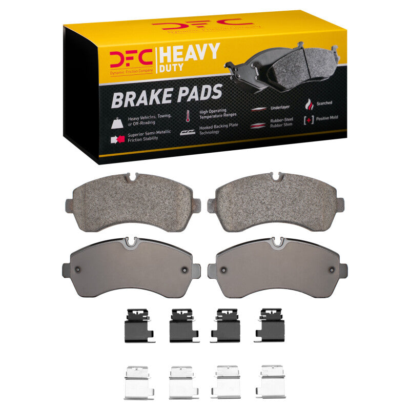 DFC Heavy Duty Front Brake Pad & Hardware Kit - Mercedes-Benz Sprinter 1500 2019-2025