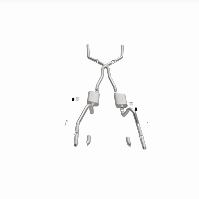 MagnaFlow Exhaust System for 67-70 Mustang 2.50inch w/Tru-X - OneFastShop