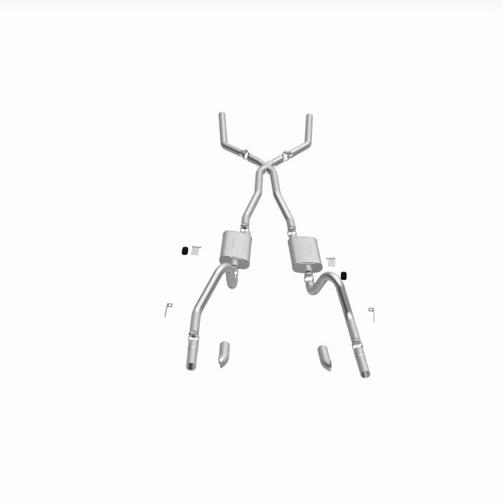 MagnaFlow Exhaust System for 67-70 Mustang 2.50inch w/Tru-X - OneFastShop