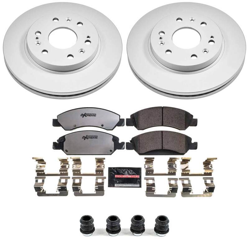 PowerStop Z36 Front Coated Brake Kit - Cadillac Escalade / Chevrolet Silverado 1500 2007-2020