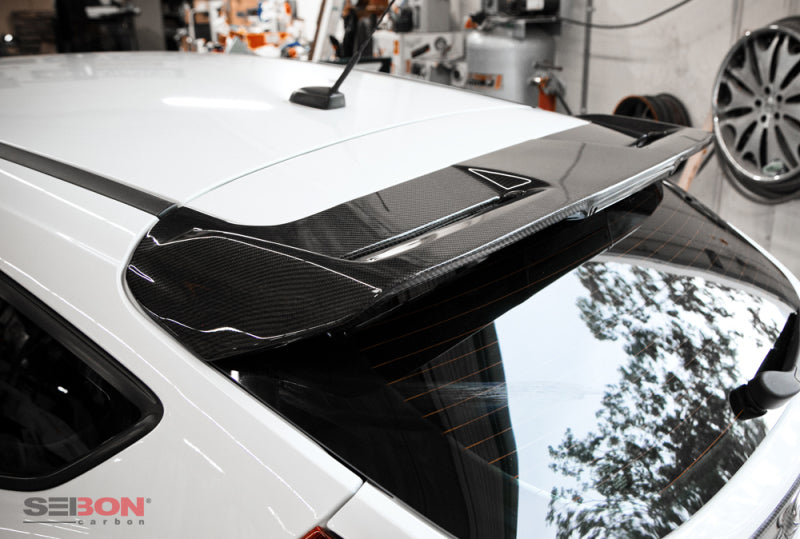 Seibon Carbon Fiber Rear Spoiler for 12-13 Ford Focus OEM Style - OneFastShop