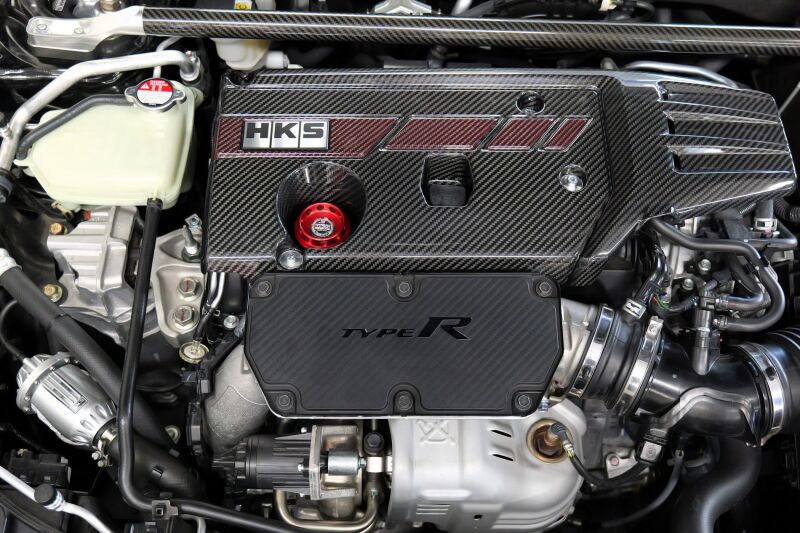 HKS Dry Carbon Fiber Engine Cover - Honda Civic Type R (FK8/FL5) 2017-2025, image 3