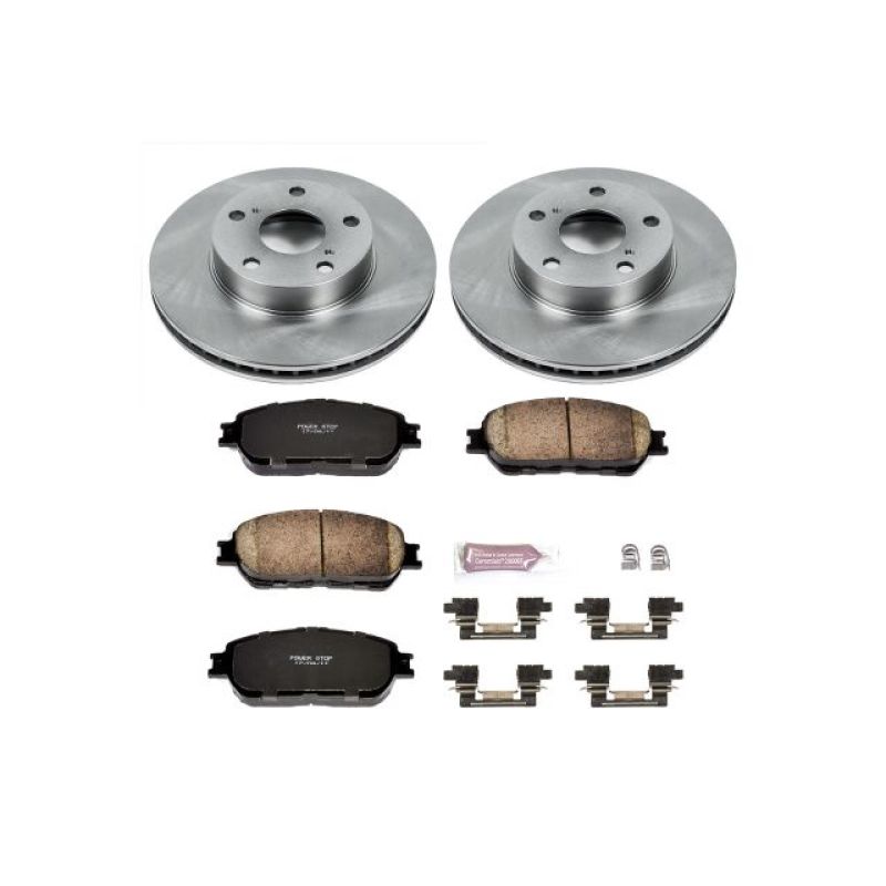 PowerStop Autospecialty OE Front Brake Kit - Toyota Tacoma 2005-2015