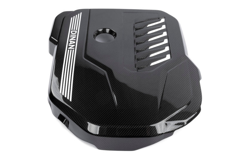 Dinan Carbon Fiber Engine Cover BMW B58D 2020-2026 - Gloss Twill with Matte Accents, image 5