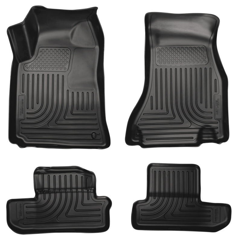 Husky Liners WeatherBeater Combo Black Floor Liners for 08-12 Dodge Challenger R/T SE SRT8 - OneFastShop