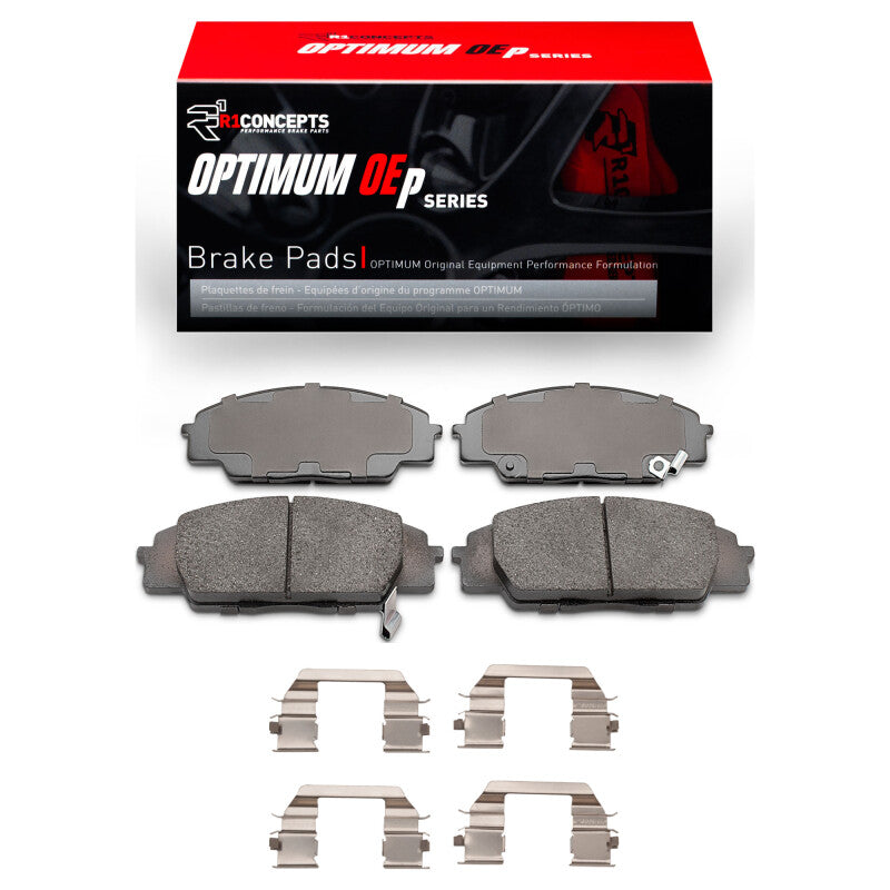R1 2006-2011 Honda Civic Coupe Front R1 Optimum OE Pads and Hardware Kit