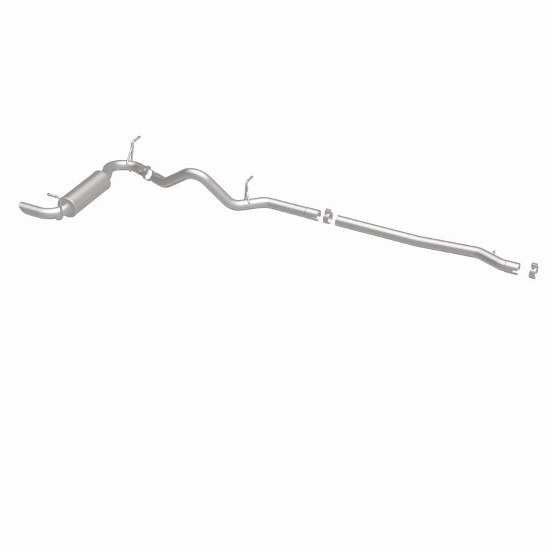 Magnaflow Cat-Back Performance Exhaust for 12-14 Jeep Wrangler 4dr Single Straight Rear P/S Exit Stainless Steel - OneFastShop