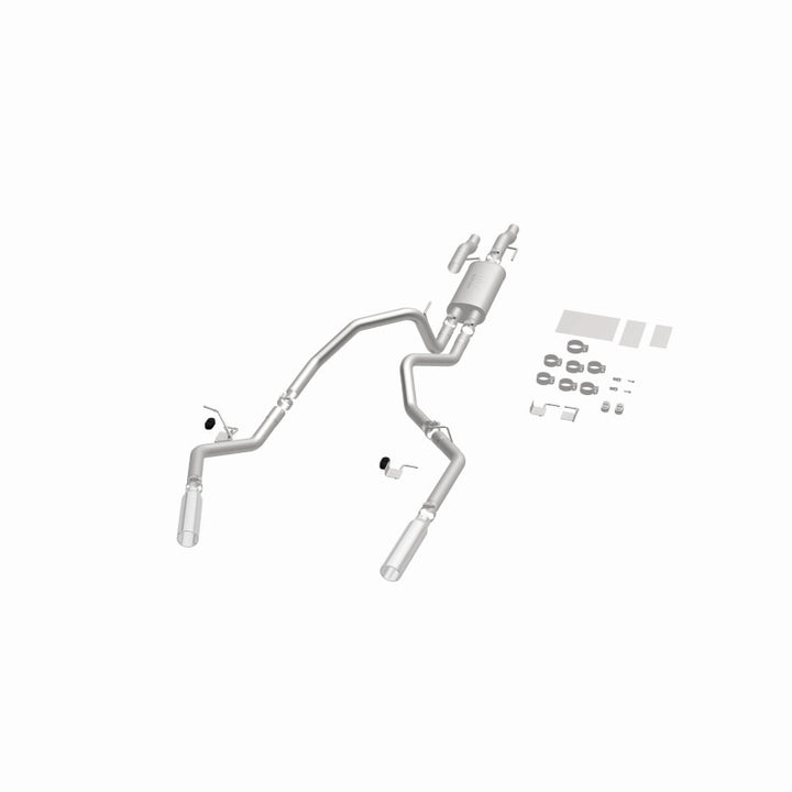 Magnaflow Catback Exhaust System for 2011-2014 Ford F-150 3.7L 5.0L 6.2L Dual Split Rear Exit with 3.5in Stainless Steel Tips - OneFastShop