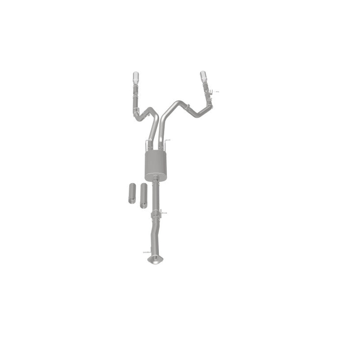 Magnaflow Stainless Cat-Back Exhaust Dual Split Rear Exit 4in 2015 Chevy Silverado 2500HD 6.0L - OneFastShop