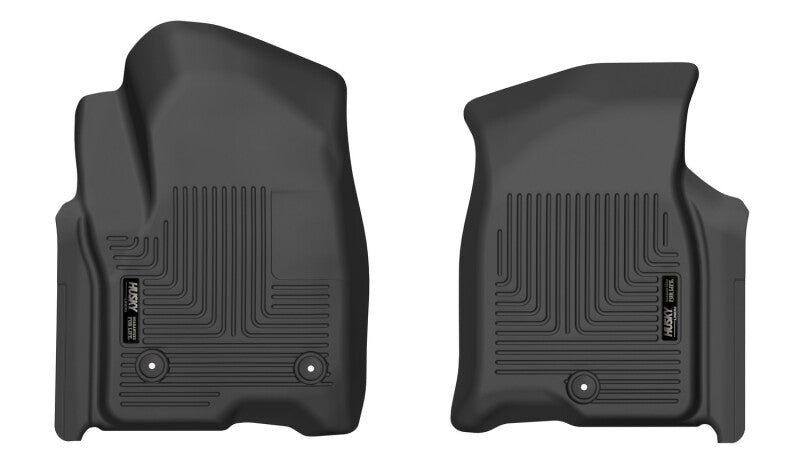 Husky Liners X-Act Contour Black Front Seat Floor Liners for 21-23 Chevy Tahoe / 21-23 Cadillac Escalade - OneFastShop