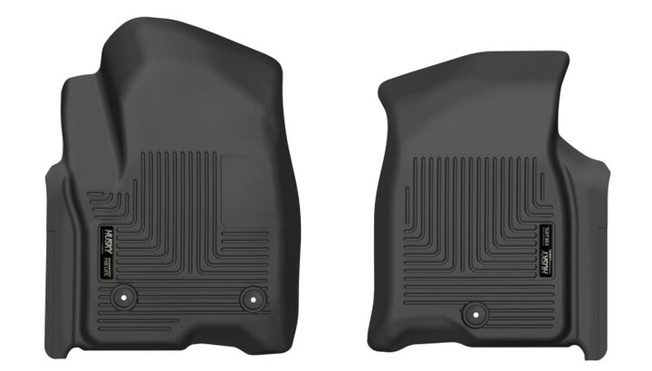 Husky Liners X-Act Contour Black Front Seat Floor Liners for 21-23 Chevy Tahoe / 21-23 Cadillac Escalade - OneFastShop