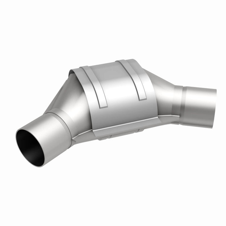 MagnaFlow Universal Catalytic Converter 2.25 Angled In/Out - Ford Expedition F-150, Mercedes-Benz ML430, Saab 9-5 - OneFastShop
